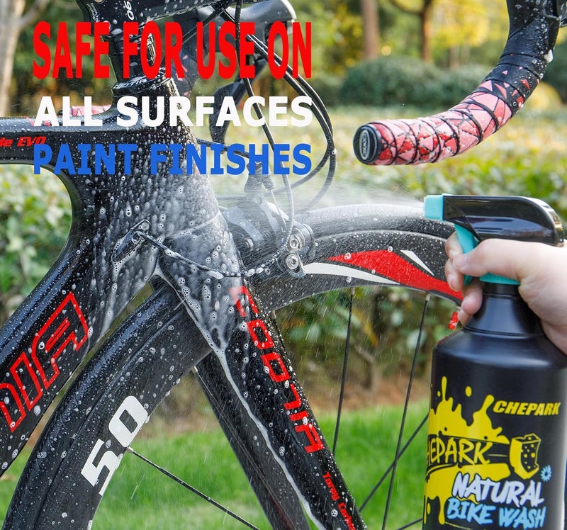 CHEPARK Nano bike Cleaner with Easy Spray Applicator - Bike Wash Fast Acting Cleaner for Oil, Grease and Dirt Removal - Bike Cleaner for All Surface Types (1000ml) - Image 3